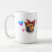 Boston Terrier Dog Tasse Muttertag Bosti Mama (Links)