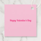 Boston Terrier Dog Valentine's Day Geschenkanhänger (Rückseite)