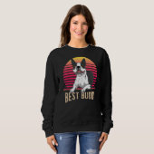 Boston Terrier Dog Vintag 1 Sweatshirt (Vorne ganz)
