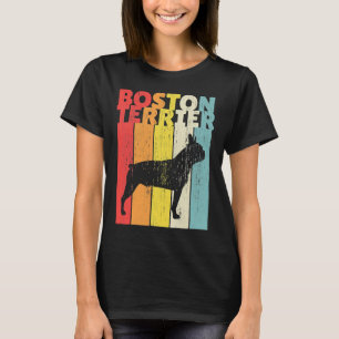 Boston Terrier Dog Vintag T-Shirt