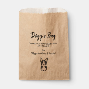 Boston Terrier Doggie Bag für Hochzeit, Gefälligke Geschenktütchen