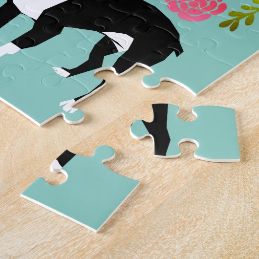 Boston Terrier Dogs Puzzle (Seite)