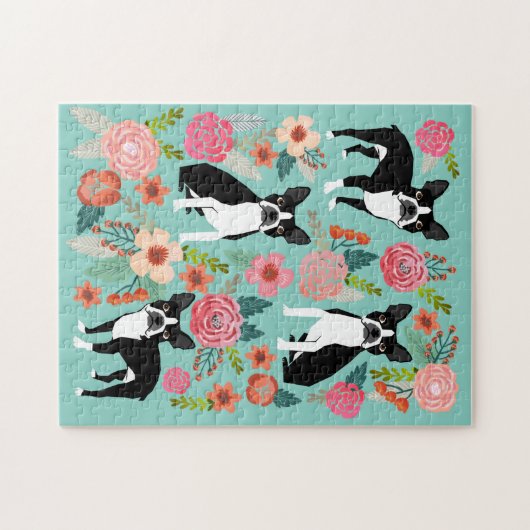 Boston Terrier Dogs Puzzle (Horizontal)