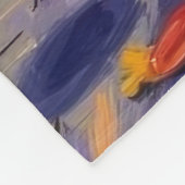 Boston Terrier Dogs Trick-or-Treating zu Halloween Fleecedecke (Ecke)