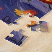 Boston Terrier Dogs Trick-or-Treating zu Halloween Puzzle (Seite)