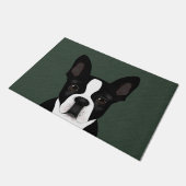 Boston Terrier Doormat Fußmatte (Schrägansicht)