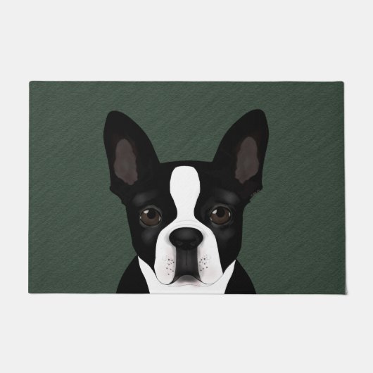 Boston Terrier Doormat Fußmatte (Vorderseite)