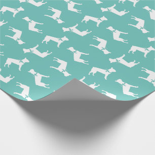 Boston Terrier Doppy Puppy Geschenkpapier