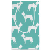 Boston Terrier Doppy Puppy Kleine Geschenktüte (Vorderseite)