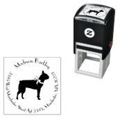 Boston Terrier Doppy Puppy Permastempel (Beispiel)