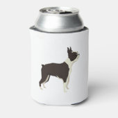 Boston Terrier Dosenkühler (Kanne Rückseite)