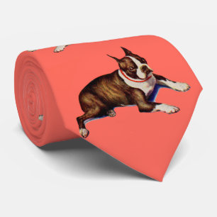Boston-Terrier-Druck Krawatte