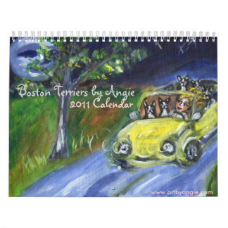 Boston-Terrier durch Kalender Angies 2011