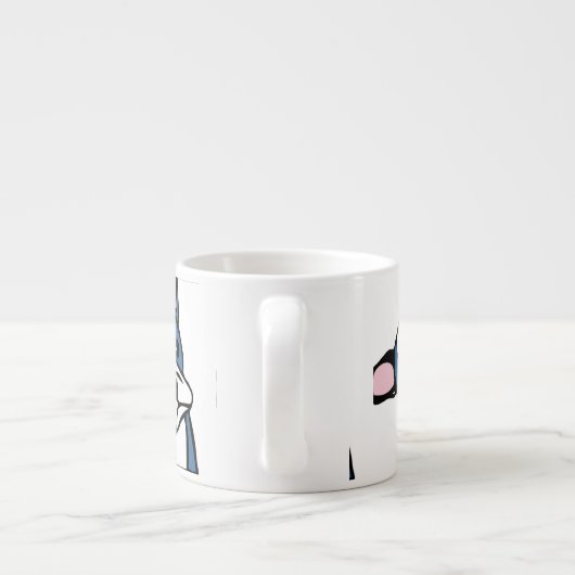 Boston Terrier Espressotasse (Rückseite)