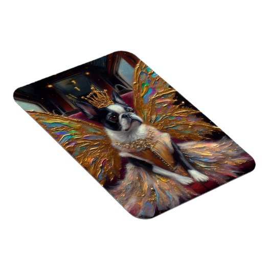 Boston Terrier Fairy Magnet (Rechte Seite)