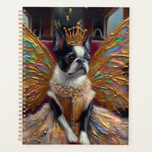 Boston Terrier Fairy Planer