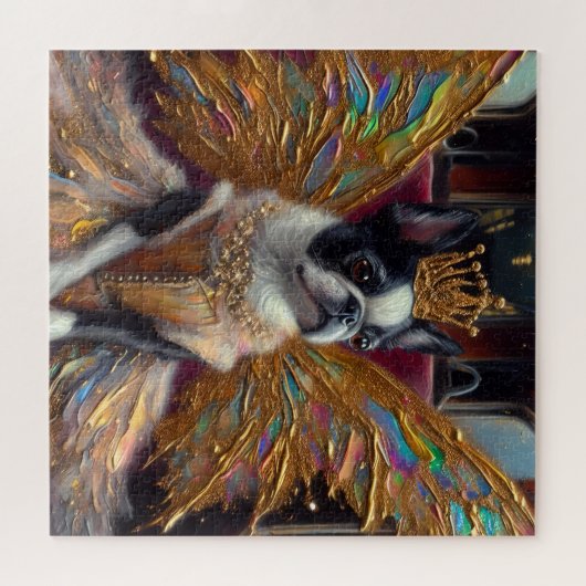 Boston Terrier Fairy Puzzle (Horizontal)