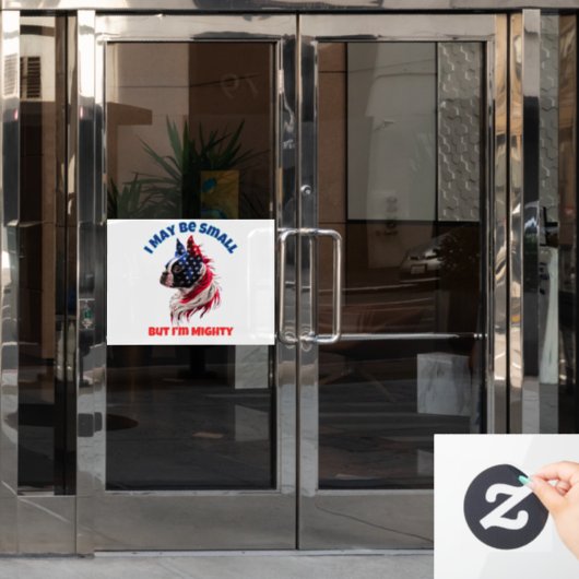 Boston Terrier Fensteraufkleber (Büro Tür)