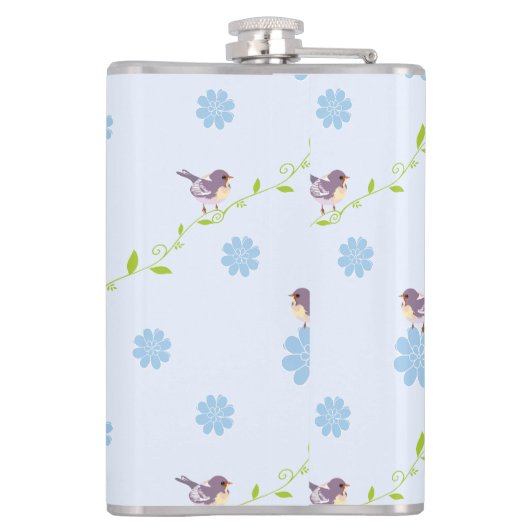 Boston Terrier Flachmann (Rückseite)