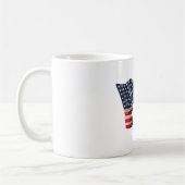 Boston Terrier Flag Kaffeetasse (Links)