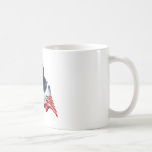 Boston Terrier Flag Kaffeetasse