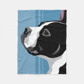 Boston-Terrier-Fleece-Decken Fleecedecke (Vorderseite)