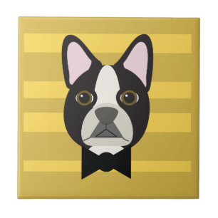 Boston Terrier Fliese