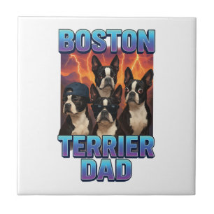 Boston-Terrier Fliese