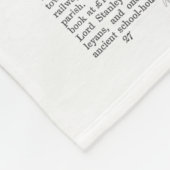 Boston Terrier, Formal Hound und Hat Fleecedecke (Ecke)