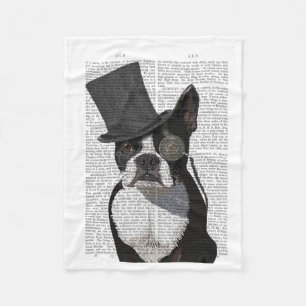 Boston Terrier, Formal Hound und Hat Fleecedecke