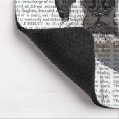 Boston Terrier, Formal Hound und Hat Mousepad (Ecke)