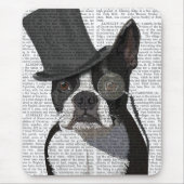 Boston Terrier, Formal Hound und Hat Mousepad (Vorne)