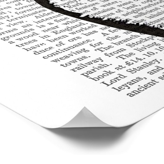 Boston Terrier, Formal Hound und Hat Poster (Ecke)