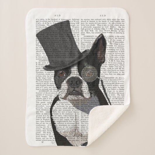Boston Terrier, Formal Hound und Hat Sherpadecke (Vorderseite)