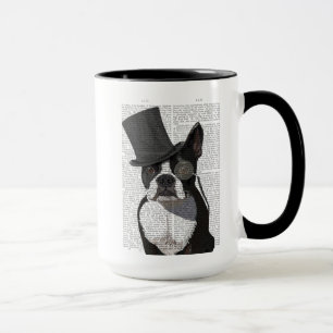 Boston Terrier, Formal Hound und Hat Tasse