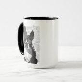 Boston Terrier, Formal Hound und Hat Tasse (Vorderseite Links)