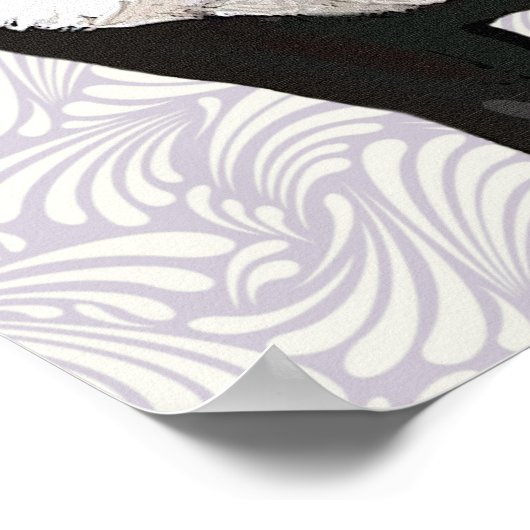 Boston Terrier Fotograf Poster (Ecke)