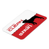 Boston Terrier French Bulldog Dishwasher Magnet (Linke Seite)