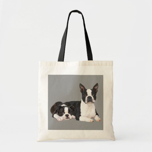Boston-Terrier-Freund-Taschen-Tasche Tragetasche (Vorne)