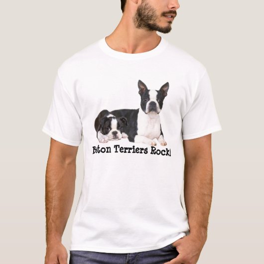 Boston-Terrier-Freund-UnisexT - Shirt (Vorderseite)