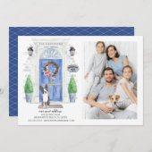 Boston Terrier Front Door Moving Ankündigung (Vorne/Hinten)