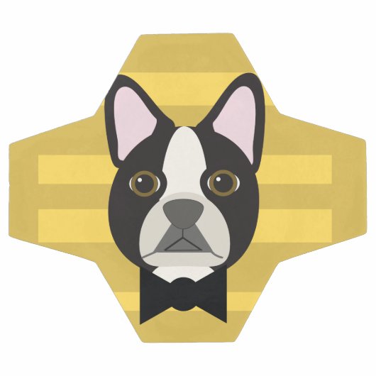 Boston Terrier Fußball (Flach)