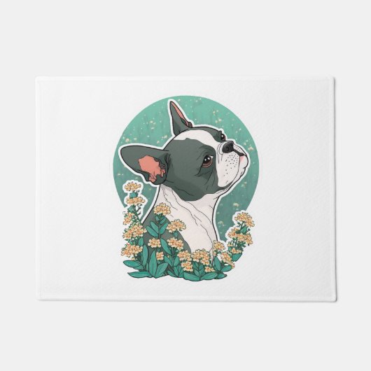 Boston Terrier Fußmatte (Vorderseite)