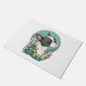 Boston Terrier Fußmatte (Schrägansicht)