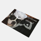 Boston-Terrier Fußmatte (Schrägansicht)