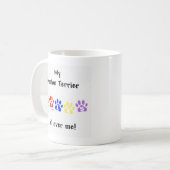 Boston Terrier geht durch mich Kaffeetasse (Vorderseite Links)