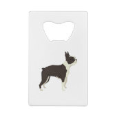 Boston Terrier Geldbeutel Flaschenöffner (Rückseite)