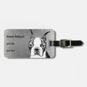 Boston Terrier Gepäckanhänger