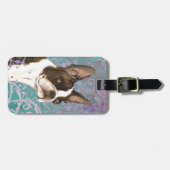 Boston Terrier Gepäckanhänger (Vorderseite horizontal)
