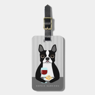 Boston Terrier-Gepäckanhänger Gepäckanhänger
